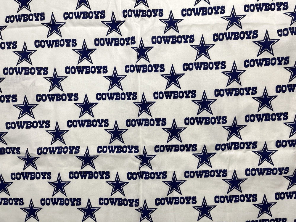 NFL Dallas Cowboys Cotton Fabric 57″ x 60″