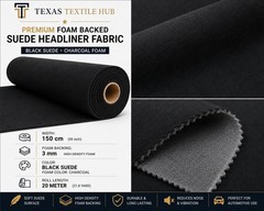 black suede headliner fabric