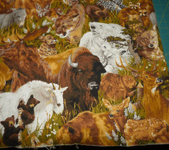Vintage Woodland Upholstery Weight fabric by House ‘n Home approx 19″ x 45″