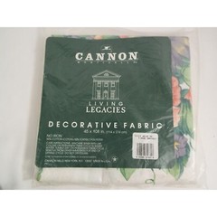 Cannon Monticello Living Legacies Decorative Fabric 45″ X 108″ No Iron Floral Pa