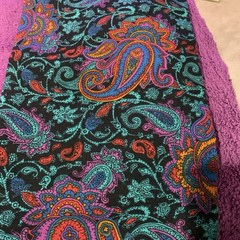 Marcus Brothers Textiles Inc., Multicolor Jewel Tone Vintage Paisley, 118”x 130”
