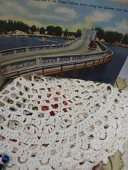 Vintage lace fabric buttons Sewing and craft Slow stitch junk journal kit K#22