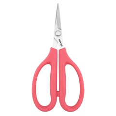 Famore Very Sharp Scissor with Large Pink Comfort Handles 6-1/4in # 732SP