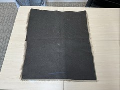 17” X 19” Upholstery Sample Bentley Brown Faux Fur, Super Soft