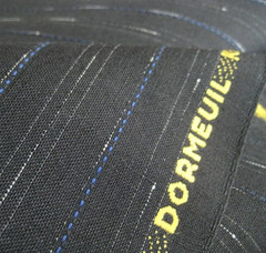 Dormeuil Kidor Wool Kid Mohair Fabric Navy Stripe 2.8m/ 3.1yd 740g England Suit
