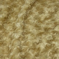 Swirl Rosebud Plush Fur Fabric Soft Cuddle Rose Blossom Polyester by Yard Sewing