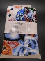 David Textiles 1 yard fabric cut 100%cotton Kittens 36 x 44 in