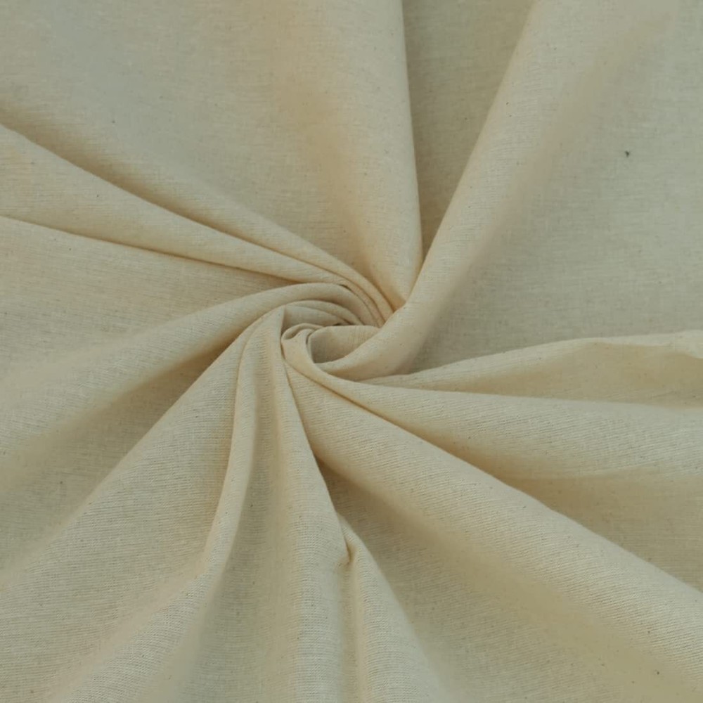 Natural 100% Cotton Unbleached Sheeting Fabric, 58″ Wide For DIY Projects