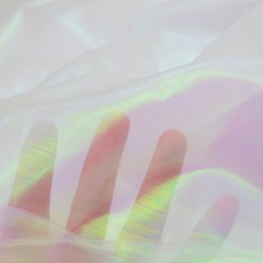 3YD Sheer Iridescent Organza Fabric, Holographic Magic Gauze for Decor/Costumes