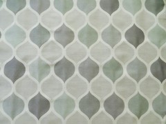 RICHLOOM RIGA OGEE POLY/VISCOSE UPHOLSTERY FABRIC 17″X17″