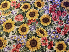Quest For A Cure Charleston Garden 1523 Northcott Floral Cotton Fabric 1/2 Yard
