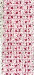 OOP 2012 Hello Kitty and Strawberries Gingham – Fat Eighth: 9” x 21”