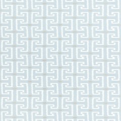 Thibaut Geometric Greek Key Upholstery Fabric- Rhodes / Glacier 2.45 yds W74231