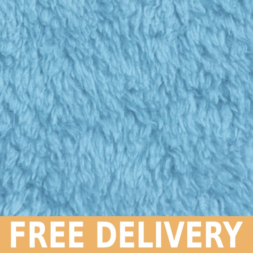 Faux Fur Fabric Baby Blue | 60″ Wide – Sold by Yard/Style #8L – Free Shipping