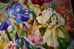 The Hummingbird Panel David Textiles Cotton Size 35.5 W