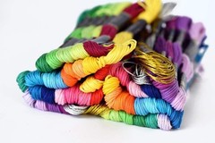 LE PAON 100％Cotton Embroidery 54 Count (Pack of 1), 27 rainbow colors