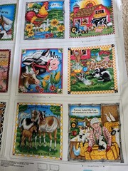 Quilting Treasures Down On The Farm Cotton Fabric Book Panel