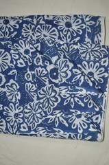 3 Yard Hand Block Floral Print 100%Cotton Fabric NO TARRIF CHARGES 100%✅ZK_190