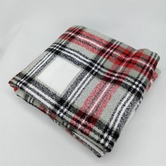 Quilting Fabric Sewing Craft Red Gray & Black Tartan Plaid 13″ x 45″ New Arrival