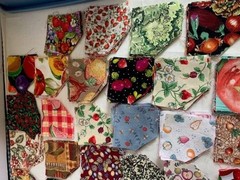 Quilting Fabric Squares 2.5″ Set of 297 Assorted Patterns Colors