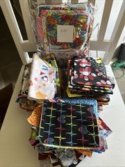 Cotton Print Fabric Quilt Scraps – Assorted Patterns and Sizes 5 LBS