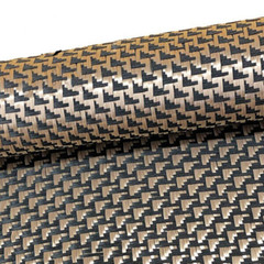 3K 240gsm Satin weave Aramid Carbon Fiber Blended Cloth Carbon Cloth 100cm*152cm