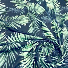 FREE SHIPPING Spandex Fabric Leaves Print Stretch 60″wide by yard for Swimwear