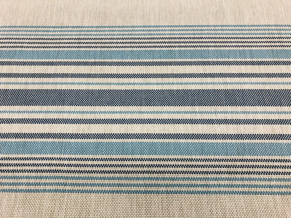 Scalamandre OUTDOOR Upholstery Fabric- Nautical Stripe / Caribe 2 yds 27069-003