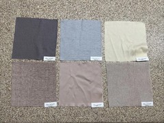 Glant Fabric lot of 42 Large Squares Scrapbooking Crafts 12x 12