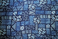 Vintage Fabric Printmaker International Light Cotton Floral Abstract 3.7 Yards