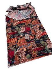 Vtg Hoffman International Fabrics High Noon Western Cowboy Cotton Fabric 1.38 Yd