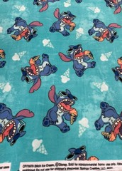 Stitch Ice Cream Fleece Fabric/ Stitch Fleece Fabric / Sold By The Yard