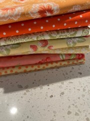 6 Half yard bundle contains Fig Tree fabrics and other designers fabrics cooo