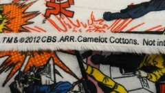 Star Trek Original Fabric Flannel 4 yds x 44″ Camelot Cotton New But Pre-Washed