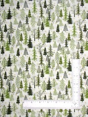 Christmas Tree Pine Trees Fabric By The Yard Winter Joy Cotton by Henry Glass