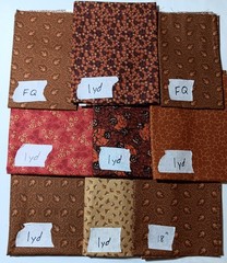 LAST CHANCE Thimbleberries RJR Fabric 7 yd bundle Northern Lights/ Autumn Flare
