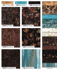 Hoffman – Bali Batik – Driftwood Dance – Echinacea – Nutmeg, Fabric BTY