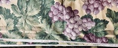 VTG Joan Kessler CONCORD Purple Grapes & Vines on Tan BTHY