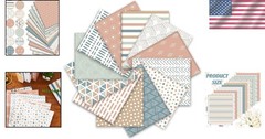 Pastel Boho Fat Quarters – 12 Unique Cotton Fabric Bundles for Sewing & Quilting