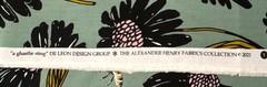 Alexander Henry Fabrics A Ghastlie Sting Cotton Fabric 2021 – 2 Yards Green/Teal