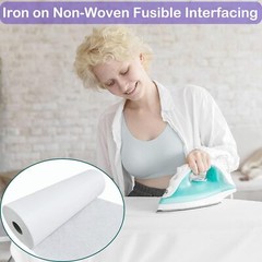 Iron-On Non-Woven Fusible Interfacing 15.7 Inch x 54.7 15.7Inch x 54.7Yard