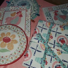 Cook Book Home Dec Hot Pad DIY Panel 36in X 54in Lori Holt