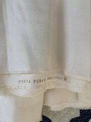 6.67 Yds Italian Seta Pura Couture Ottoman/Faille Silk Fabric Ivory 55” Wide