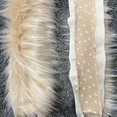 Faux Fox Fur Collar DIY Craft Strips Clothing Accessories Scarf Hat Coat Edging