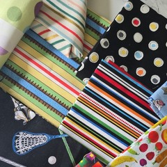 DESTASH Fat Quarters Multi Color Kids Cotton Fabric Mixed Lot