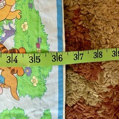VTG 90s Disney Winnie The Pooh Piglet Tigger Curtain Valance Fabric 36×188″ 5yds