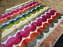 Kravet Design 32165 517 Velvet Upholstery Fabric Multicolor 25×21 + 8″ Remnant