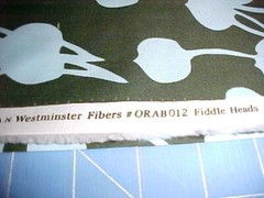 Fabric Cotton FOREST by amy Westminster Fibers Fiddle Heads 38″ X 44″ ORAB012