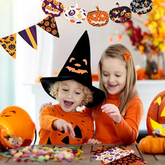 20 Pieces 10 X 10 Inch Halloween Fabric Quilting Bat Pumpkin Skull Print Patchwo