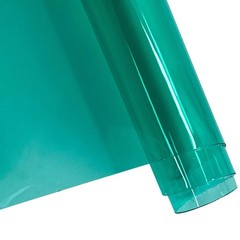 ONEART | 30 Gauge Leather Vinyl, Solid Color See-Through Waterproof Jelly Fau…